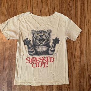Vintage Stress Out Cat Shirt